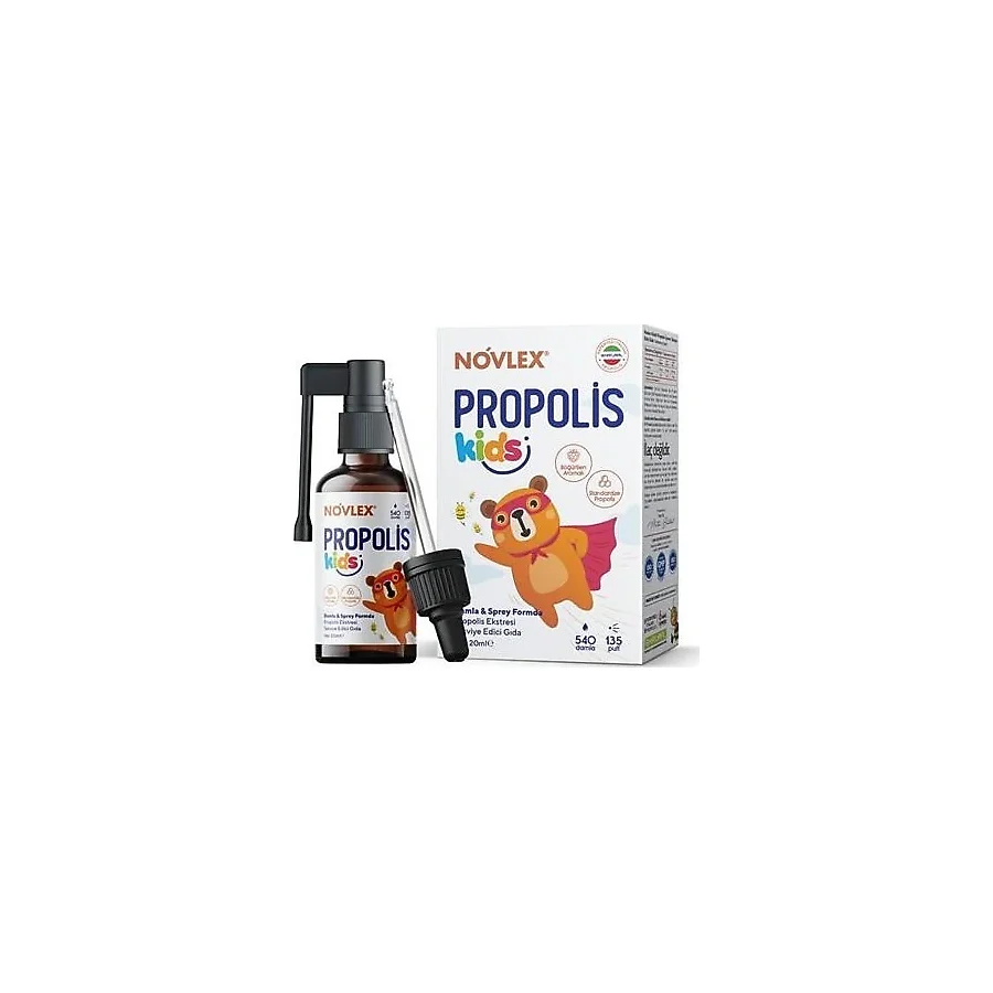 Novlex Kids Propolis Ekstresi Sprey Damla 20 ml