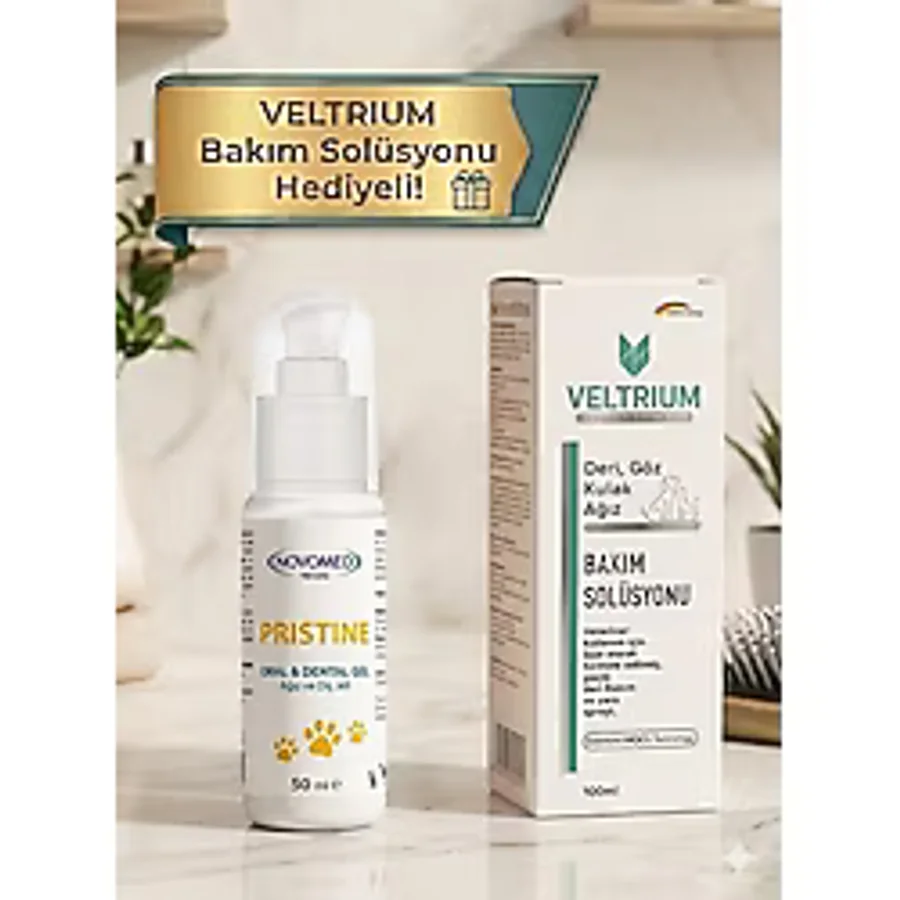 Novomed Pristine Kedi ve Köpek Ağız Diş Jeli 50 ml