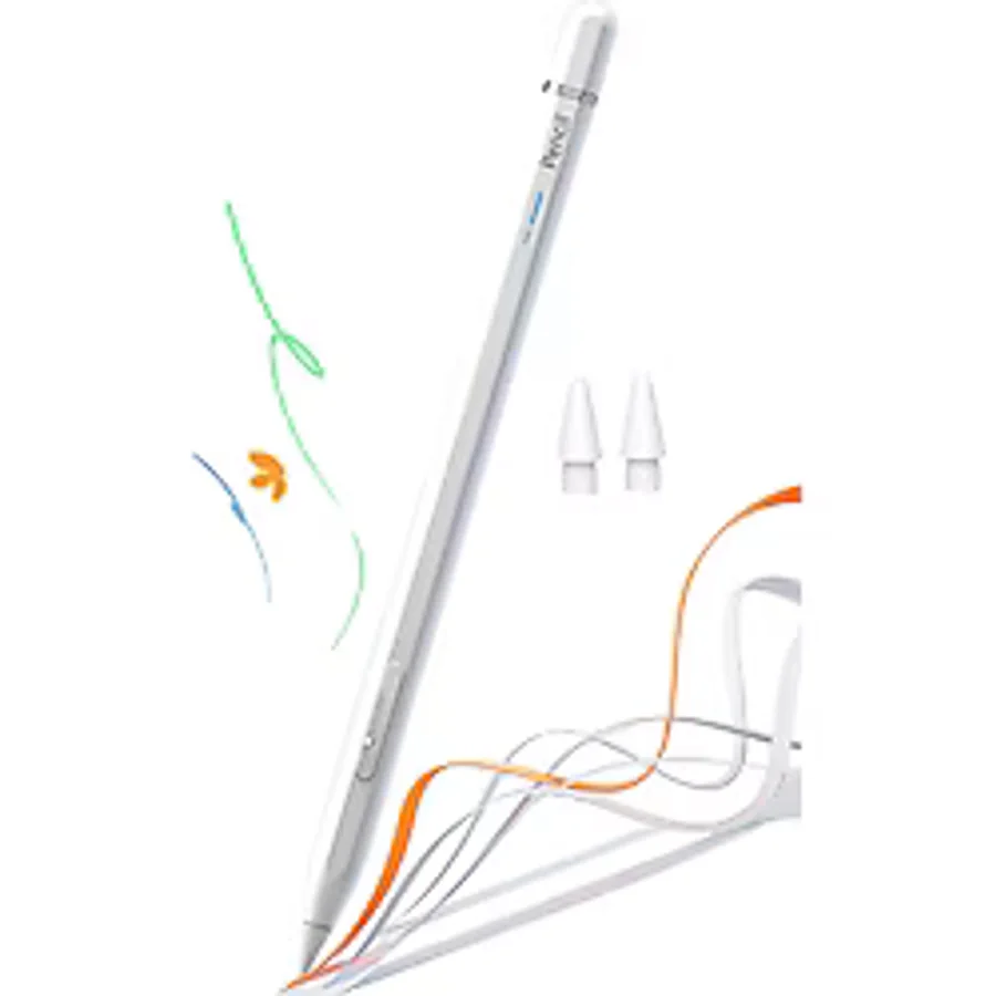 NovStrap Apple iPad 11. Nesil A16 / 10. Nesil 10.9 inç ile Uyumlu Bluetooth Dokunmatik Tablet Kalemi BP25BL