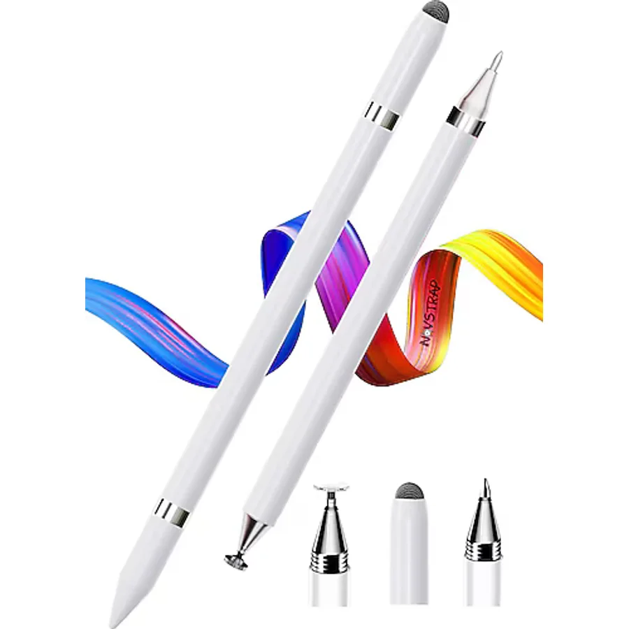 NovStrap Honor Pad 9/8/X8/X9/X8 Lite ile Uyumlu 3in1 Stylus Yazı Çizi Dokunmatik Tablet Kalemi