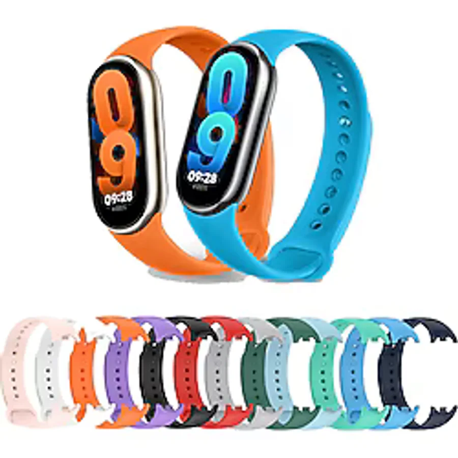 Novstrap Xiaomi Mi Band 8 Uyumlu Kordon 1 1 Tam Uyumlu Klasik Jel Silikon Miband 8 Kordon Kayış