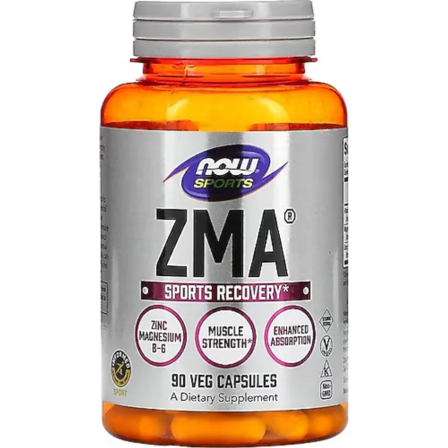 NOW Foods Sports ZMA Sports Recovery 90 Vegetarian Capsules