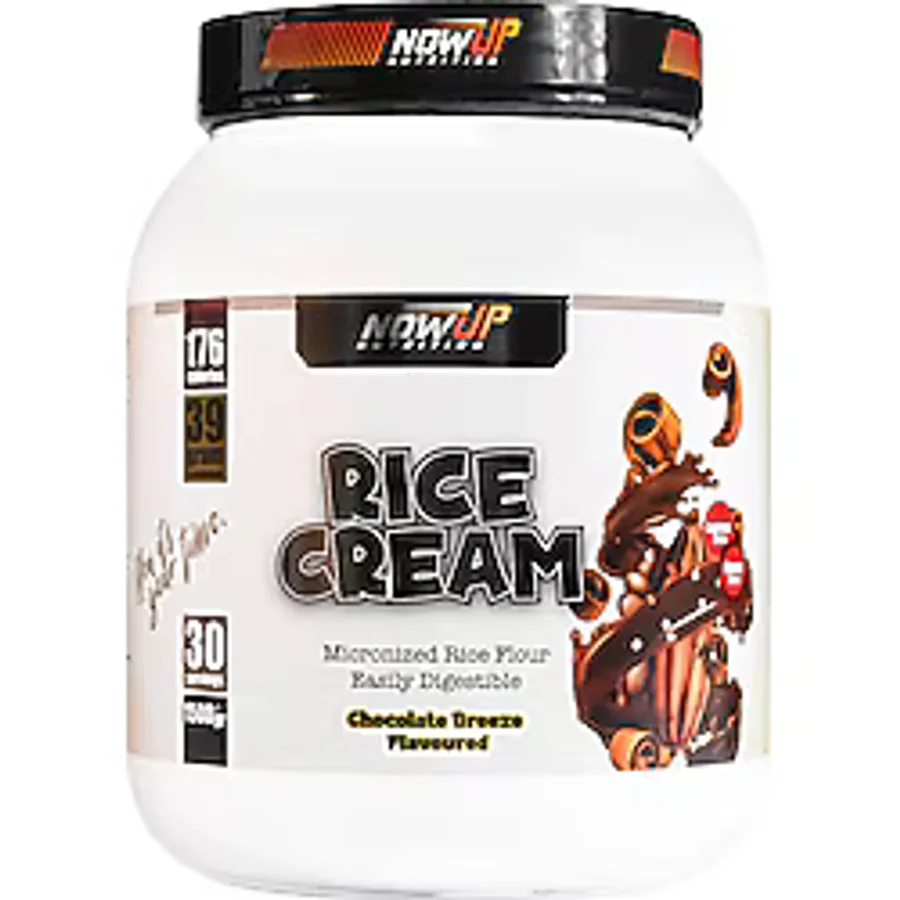 Nowup Nutrıtıon Rice Cream - Chocolate Breeze: Çikolata Esintisi Aromalı Pirinç Kreması (1500Gr, 30 Porsiyon)