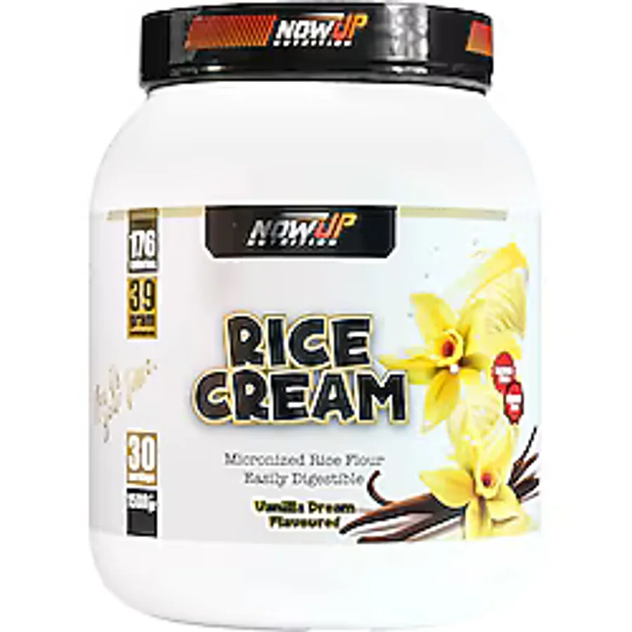 Nowup Nutrıtıon Rice Cream - Vanilla Dream: Vanilya Aromalı Pirinç Kreması (1500Gr, 30 Porsiyon)