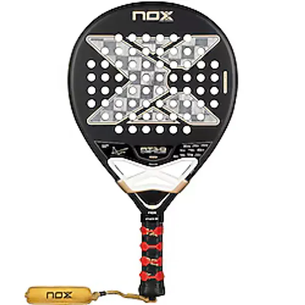 Nox AT10 Luxury Genius 18K Alum 2026 By Agustin Tapia Padel Raketi - Siyah - Altın