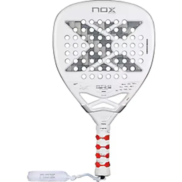 Nox AT10 Luxury Genius Attack 12K Alum Xtrem Agustin Tapia 2026 Padel Raketi - Standart - Beyaz