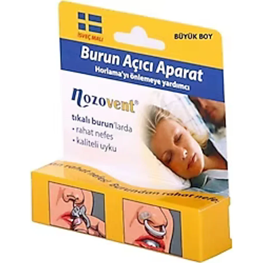 Nozovent Horlama Önleyici Büyük Boy (L) Burun Açıcı Aparat