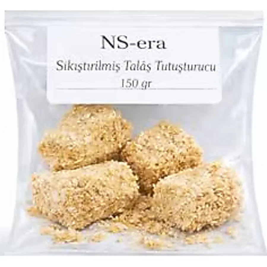NS-era 150 gr Sıkıştırılmış Talaş Tutuşturucu - Doğal Odun Tutuşturma Küpleri, Hızlı Yanma Mangal & Kamp İçin