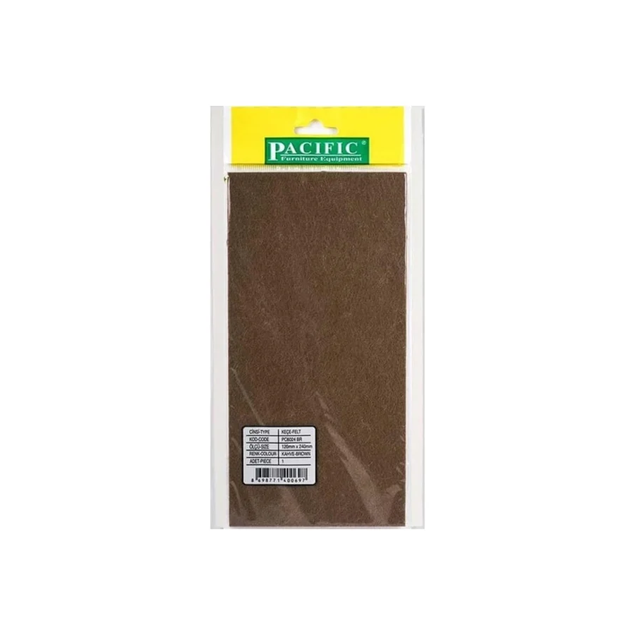 Nsp Masa Sandalye Keçe Kahverengi Kare 120x240MM