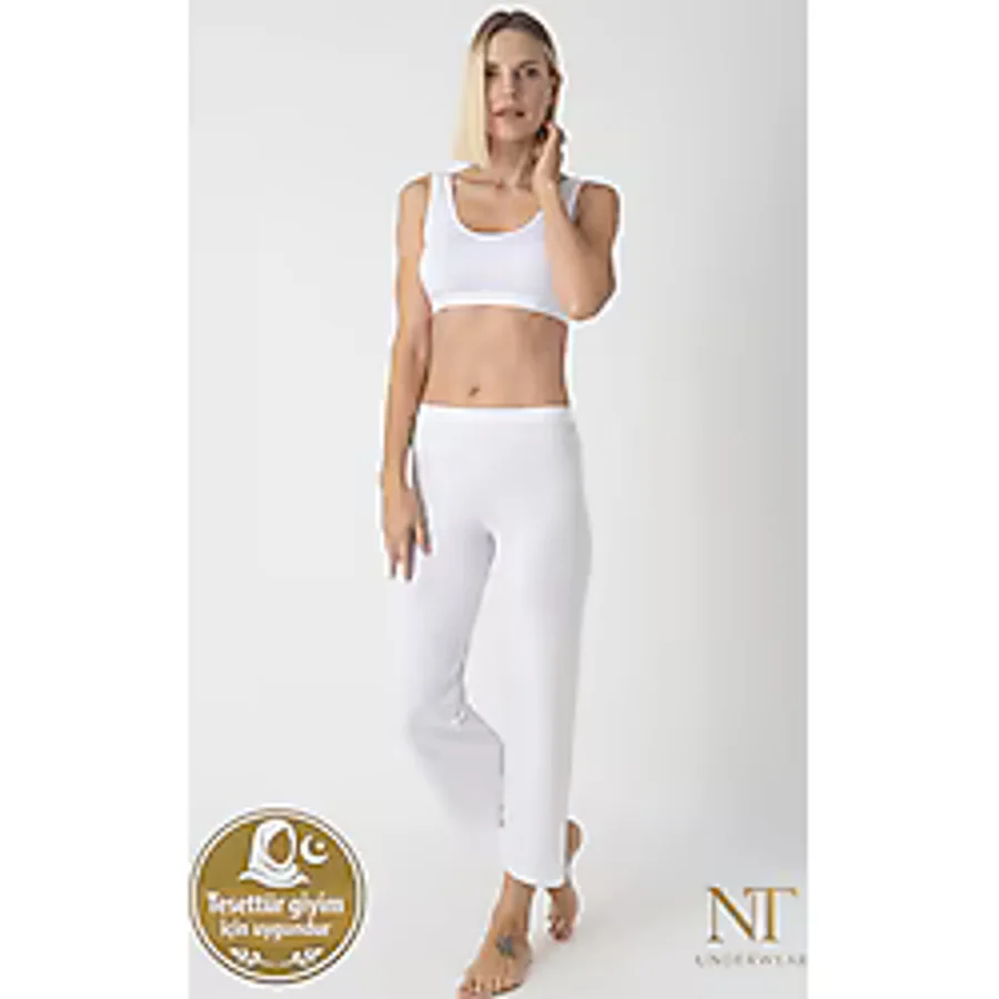 NT Underwear Bambu Tesettür Pantolon ASTARI - İnce ve Nefes Alabilen İçlik