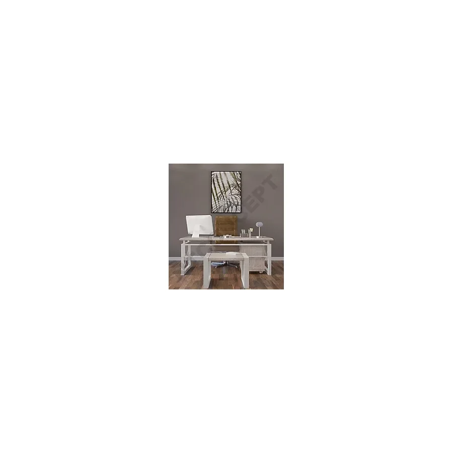 Ntconcept Kio Doğal Ahşap Üçlü Ofis ve Çalışma Odası Takımı - 85 x 160 cm