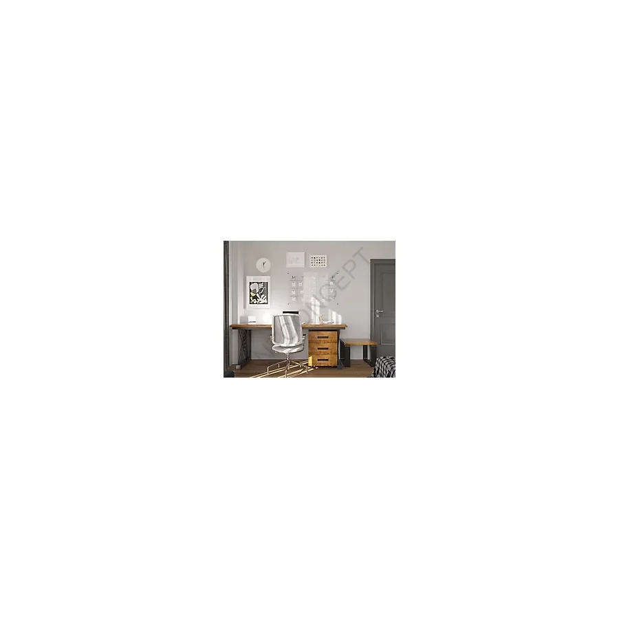 Ntconcept Lavie Üçlü Ofis ve Çalışma Odası Takımı - 75 x 120 cm