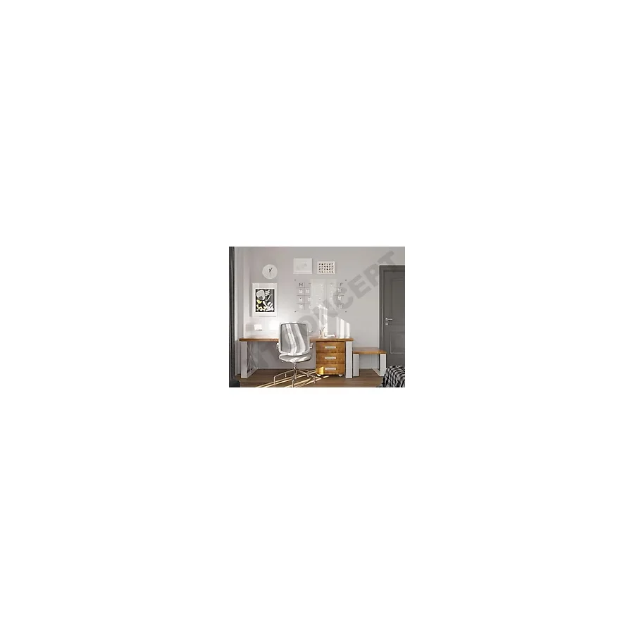Ntconcept Rodo Üçlü Ofis ve Çalışma Odası Takımı - 75 x 140 cm