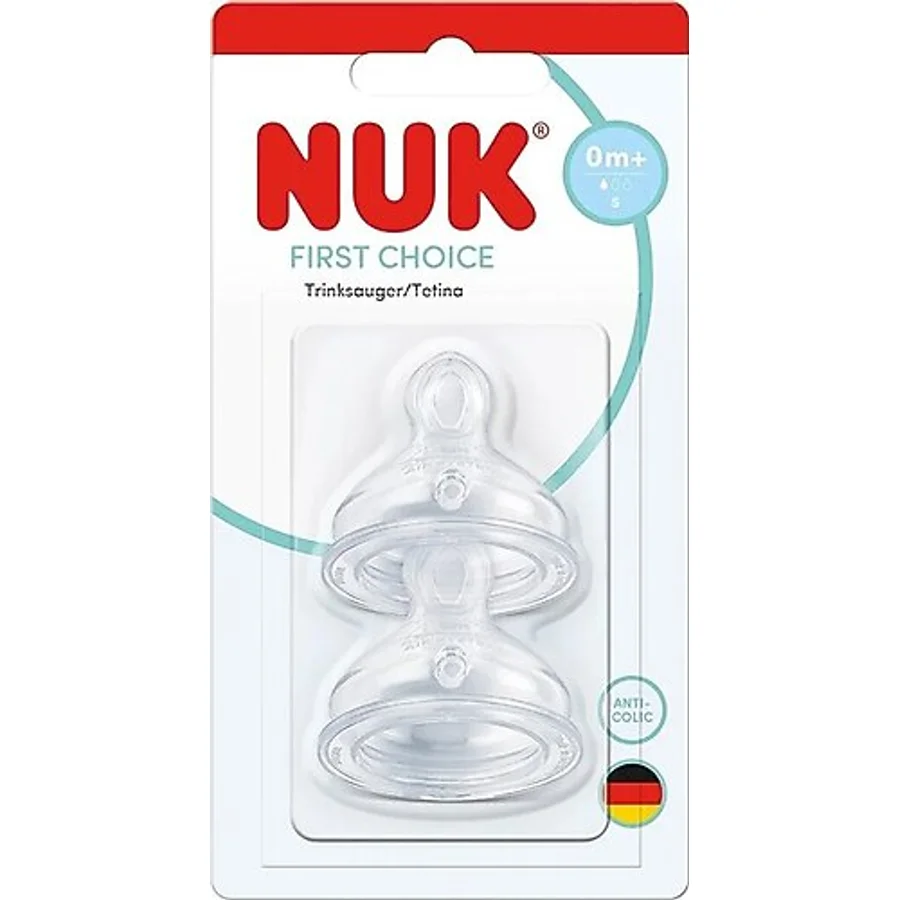NUK First Choice Silikon Biberon Emziği, S