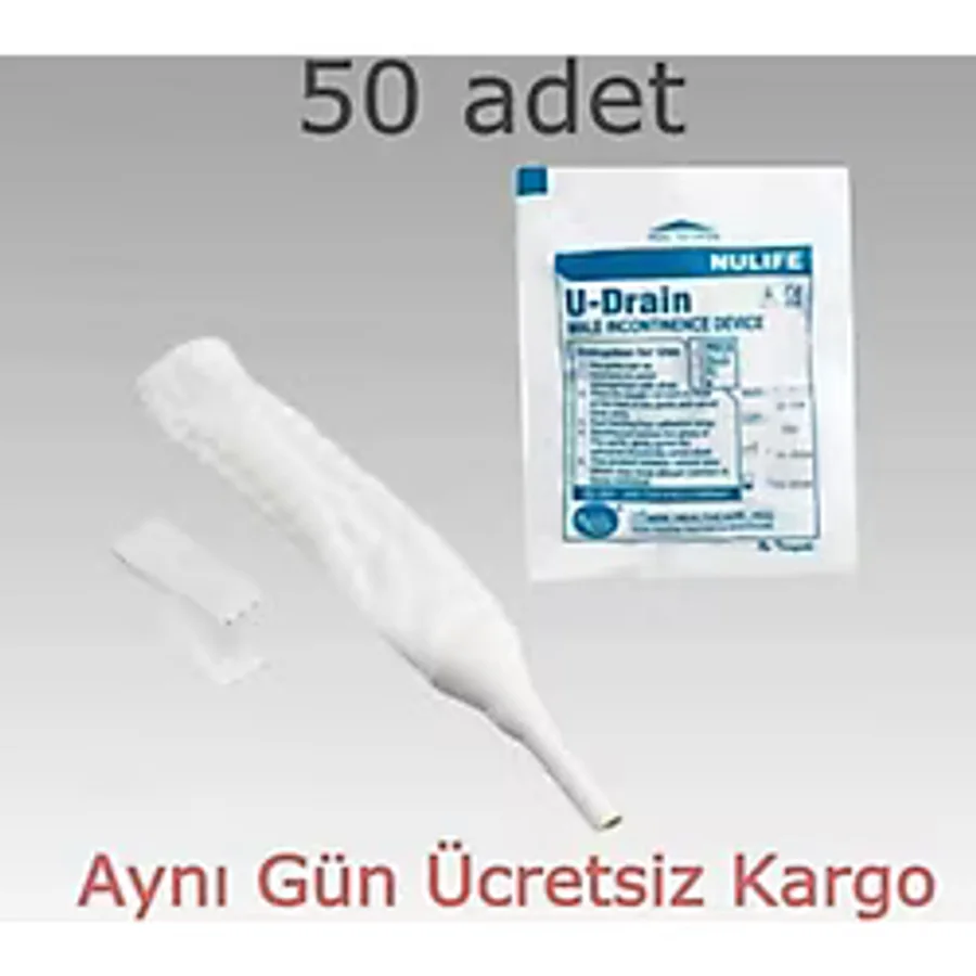 Nulife U-Drain Prezervatif Sonda 1 Kutu - 50 adet