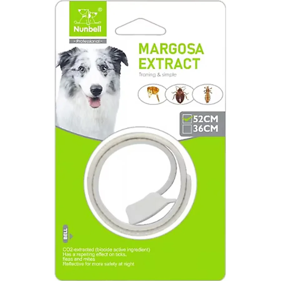 Nunbell Orta-Büyük Köpekler İçin Pire, Kene Tasması (Boyun Mx: 52 Cm)