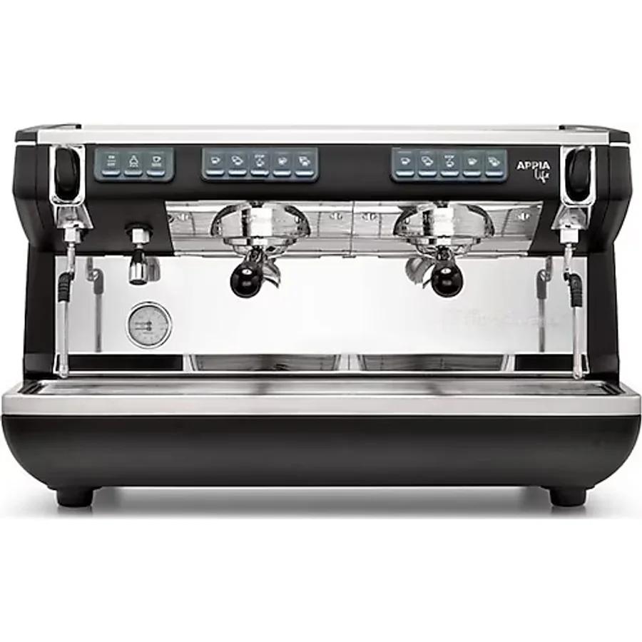 Nuova Simonelli Appia Life Siyah 2 Gruplu Tam Otomatik Espresso Makinesi