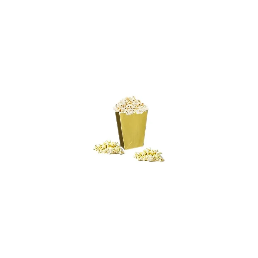 Nusrat Bilişim Popcorn Kutusu Altın Gümüş 8 li