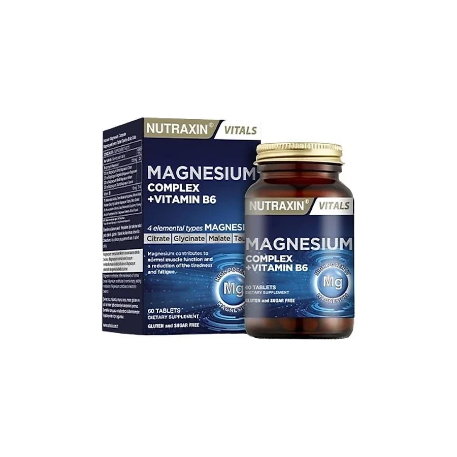 Nutraxin Magnesium Complex + Vitamin B6 60 Tablet