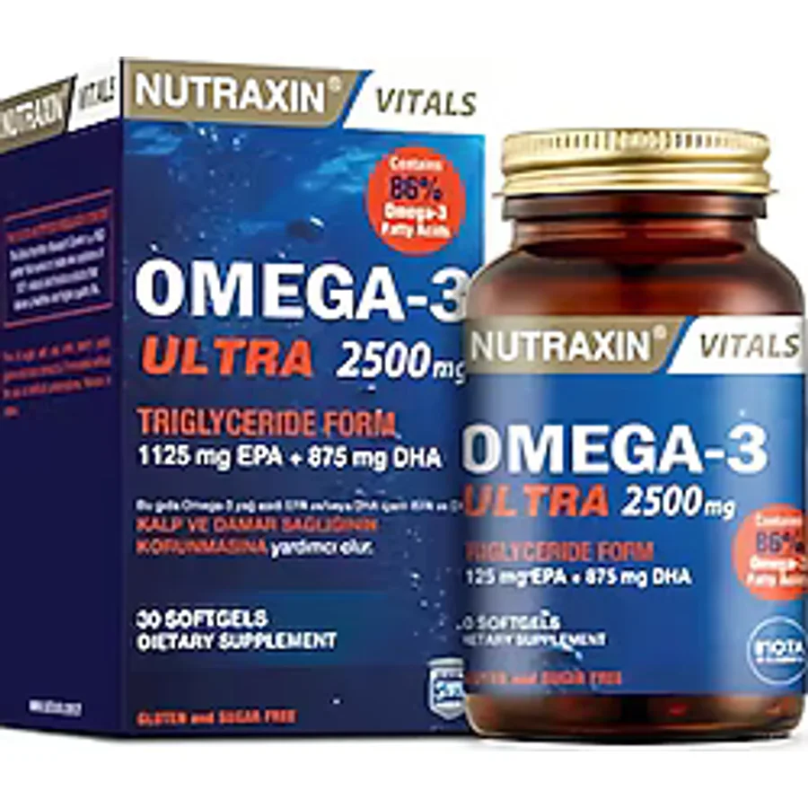 Nutraxin Omega 3 Ultra 2500 mg 30 Kapsül