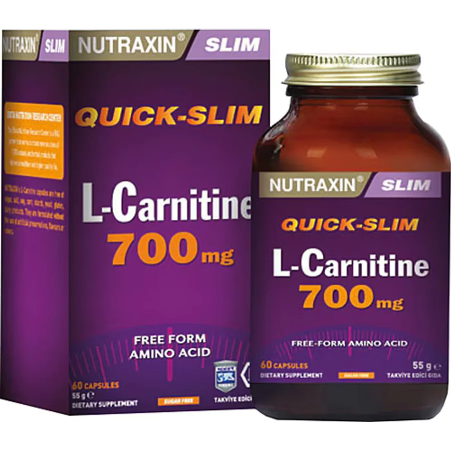 Nutraxin Ouick-Slim L-Carnitine 60 Kapsül