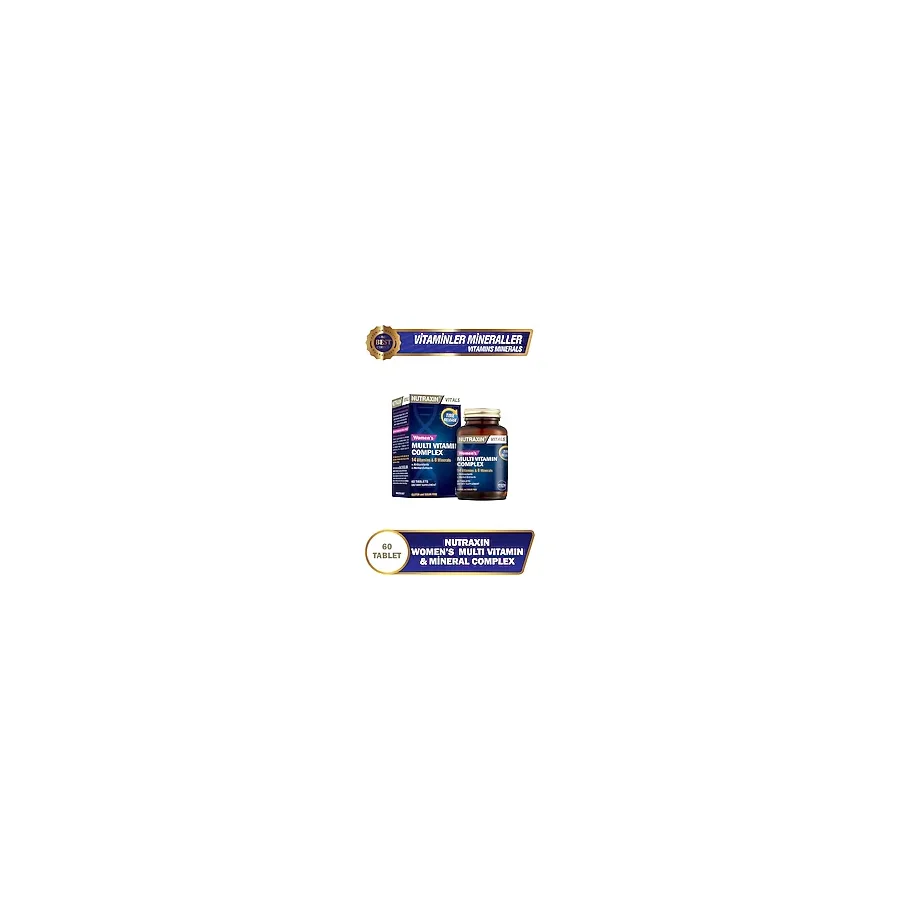 Nutraxin Women's Multi Vitamin Mineral Complex 60 Tablet