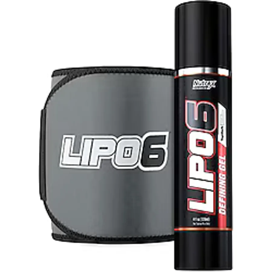 Nutrex Lipo-6 Defining Gel + Nutrex Belt Thermogenic Fat Burner Usa Version