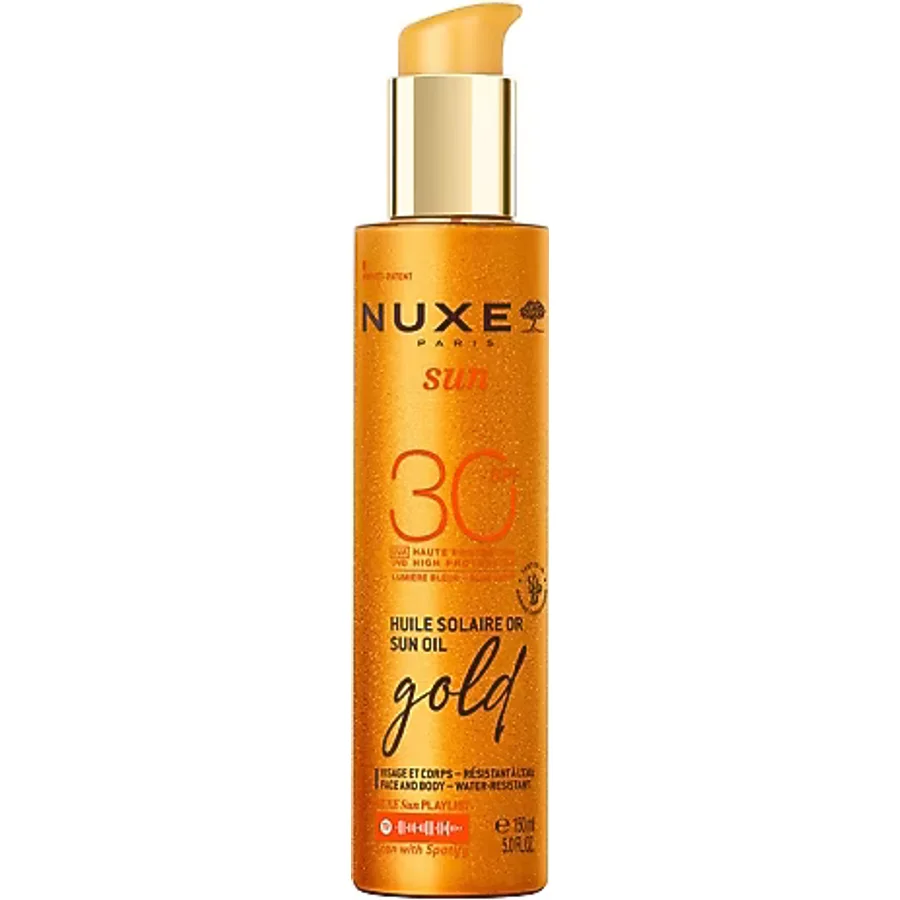 Nuxe Sun Gold Işıltılı 150 ml 30 Faktör Bronzlaştırıcı Yağ