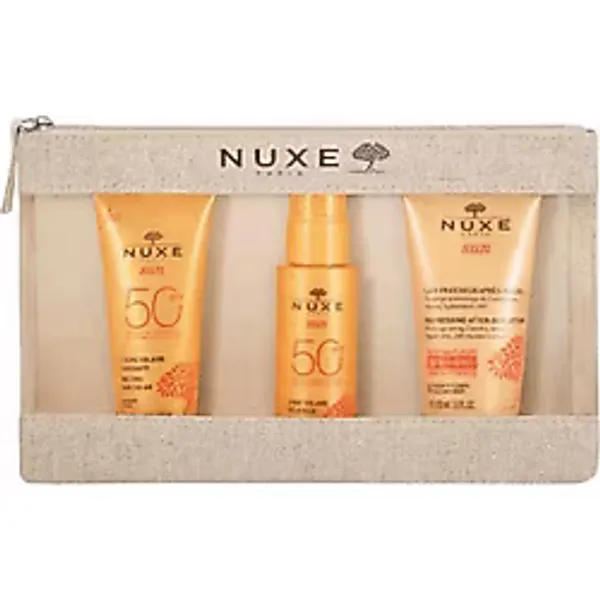 Nuxe Sun Güneş Koruyucu Yüz Kremi SPF50+ 30 ml + Yüz ve Vücut Sütü SPF50+ 50 ml + Güneş S. Bakım Kremi 50 ml