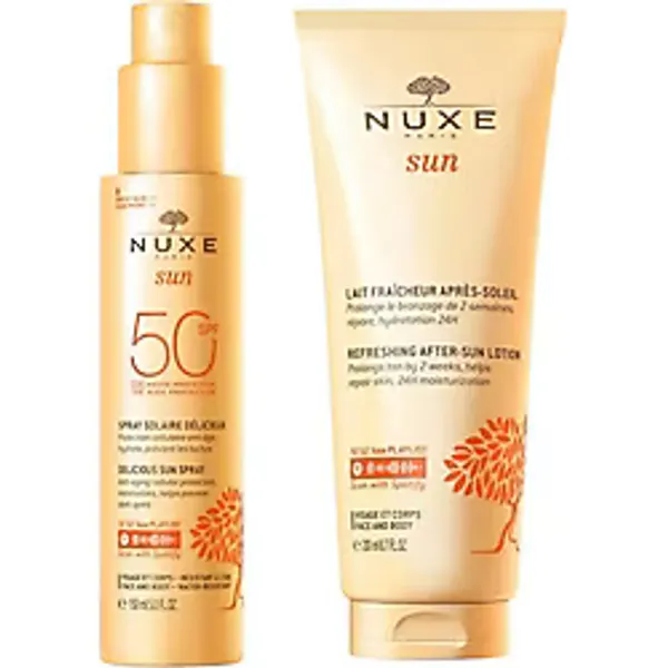 Nuxe Sun Güneş Koruyucu Yüz ve Vücut Sütü Spf 50 150 ml - Nuxe Sun Güneş Sonrası Bakım Kremi 200ml
