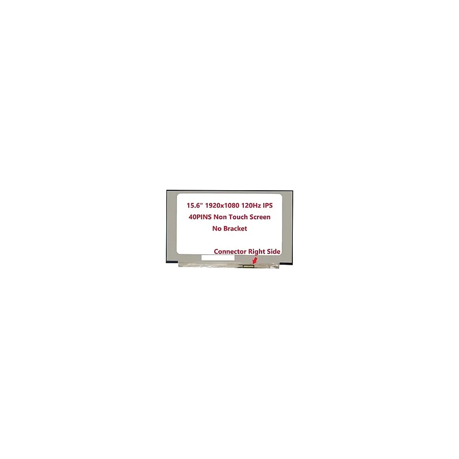 NV156FHM-NX1 V8.1 15.6 Inç 1920X1080 40 Pin IPS 120Hz Notebook Laptop LCD LED Ekran - 0 - Siyah
