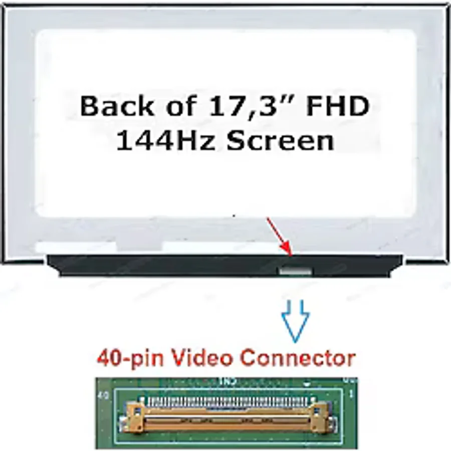 NV173FHM-NX1 V8.0 Ekran 17.3 40 pin Full Hd 144hz