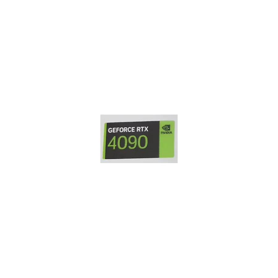 Nvidia Geforce Rtx 4090 Sticker Yatay Etiket D164