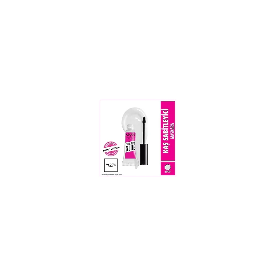 Nyx Professional Makeup Şeffaf Kaş Sabitleyici - Kahverengi