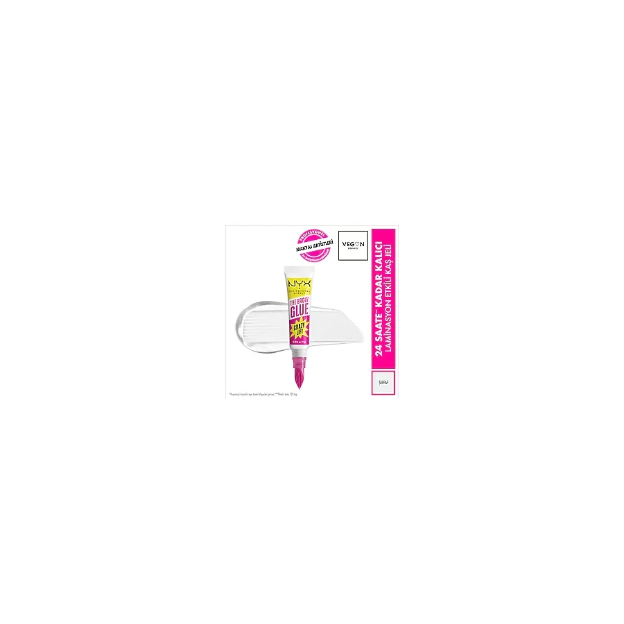 Nyx Professional Makeup The Super Brow Glue Sabitleyici Kaş Jeli O1