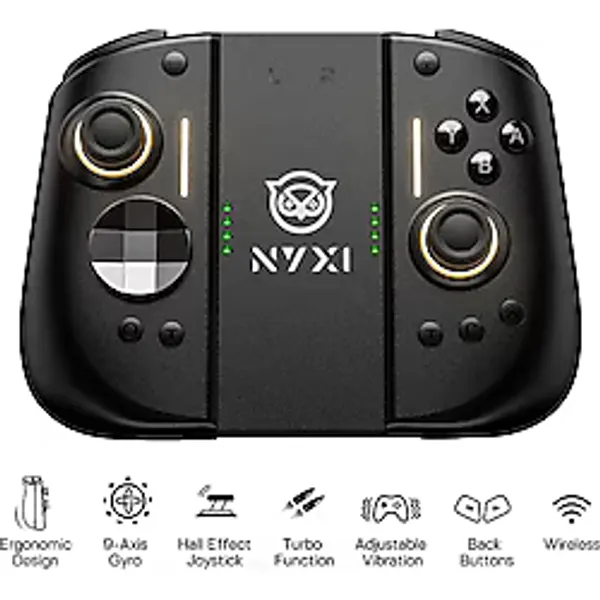 Nyxı Hyperion 3 Joypad Switch 2 Uyumlu Hall Effect Drift Yapmayan Joystick Bluetooth 5.0 Kablosuz Oyun Kolu Joy-Con Pro Controller