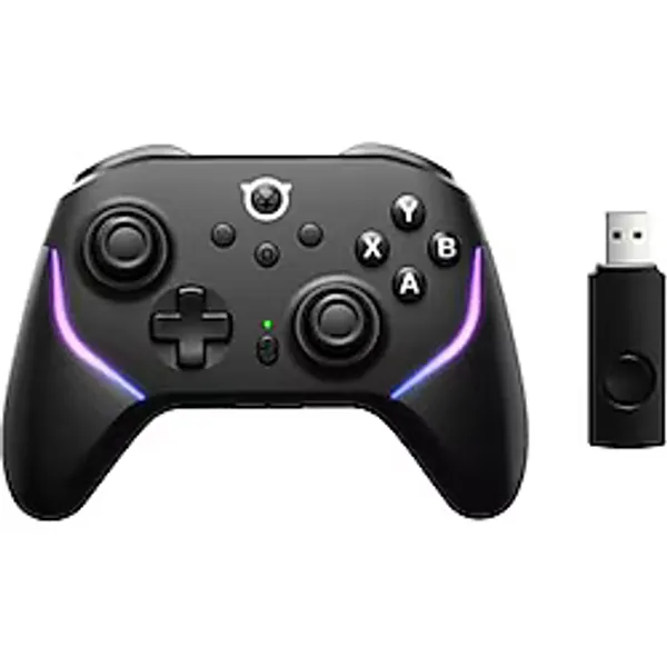 NYXI Master P1 2.4G Wireless PC Controller - Hall Effect Joystick, Hall & Micro Changable Triggers, Audio Controls, Adjustable Turbo Vibration for PC/Switch