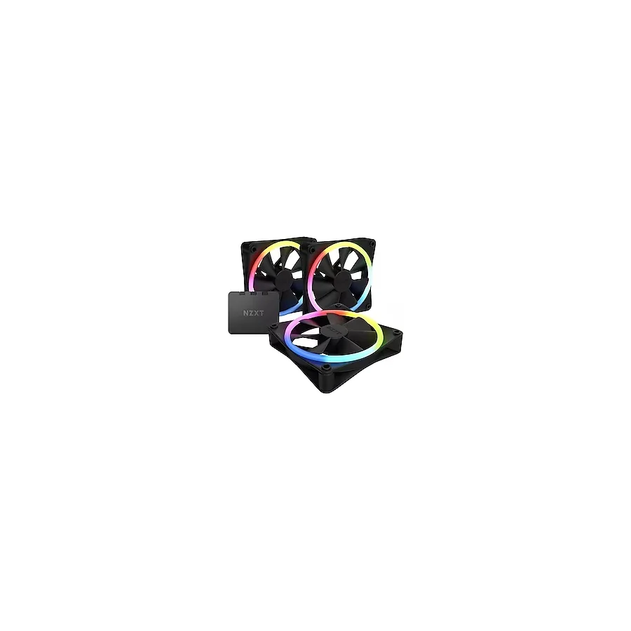 NZXT F120 RGB Duo RF-D12TF-B1 Siyah 12 cm 3'lü Kasa Fanı