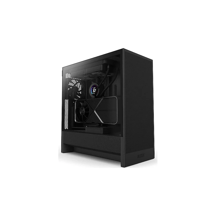NZXT H5 Flow 2024 CC-H52FB-01 Fanlı Siyah ATX Oyuncu Kasası