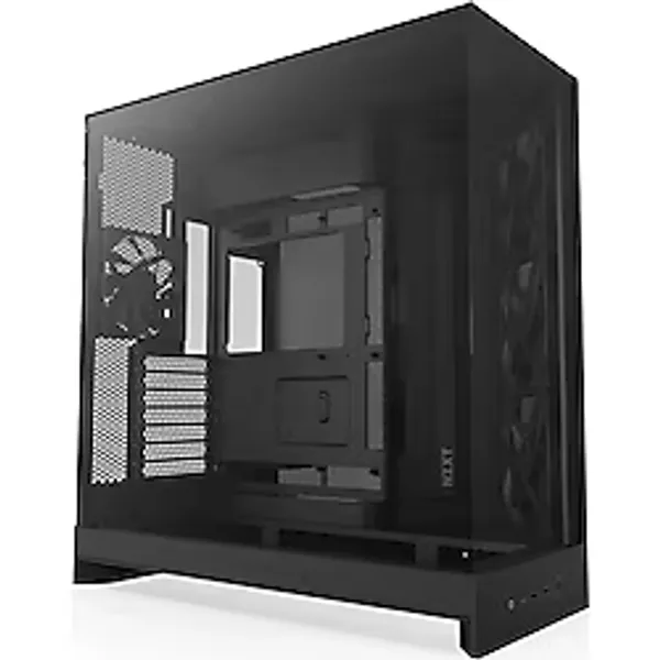 Nzxt H9 Flow 2025 Dual Chamber Mid Tower Case All Black