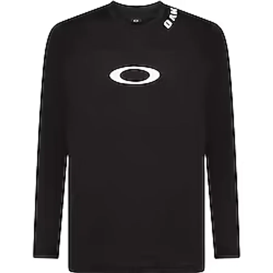 Oakley Free Ride RC Ls Jersey Erkek Siyah Tişört