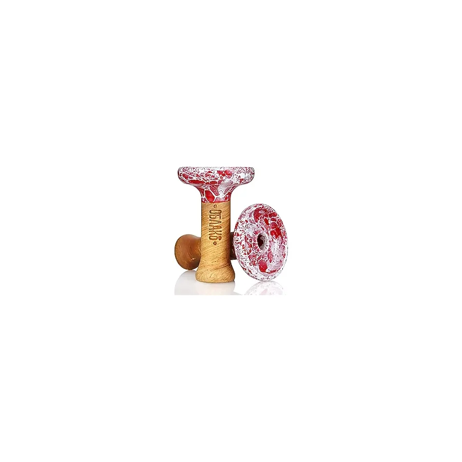 Oblako Nargile Lülesi Phunnel L Glazed Marble Red maliNM-158