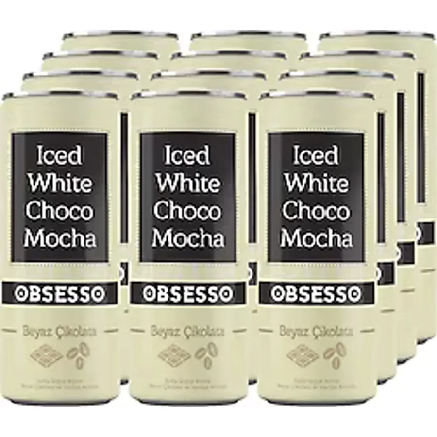 Obsesso Iced White Chocolate Mocha Soğuk Kahve 250 ml 12'li