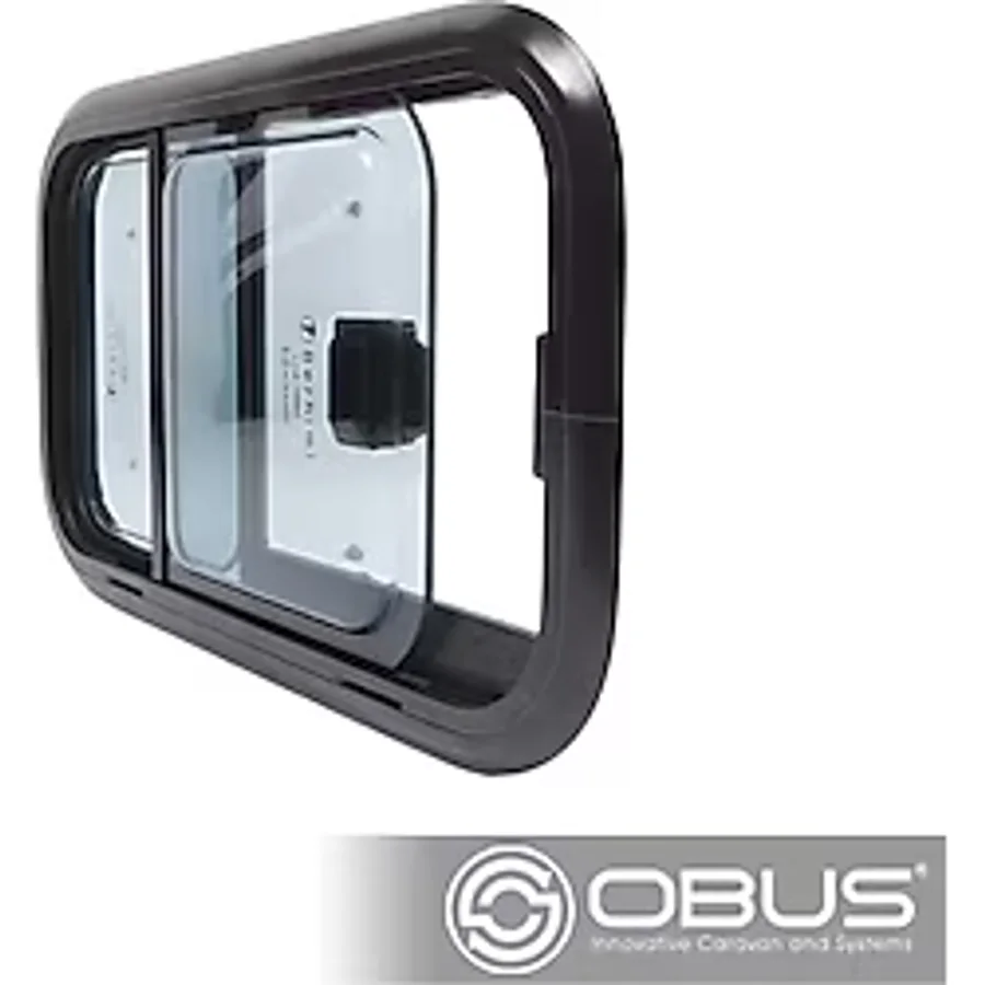 Obus Karavan Berhimi 300 500 Çift Katlı Sürgülü Karavan Penceresi