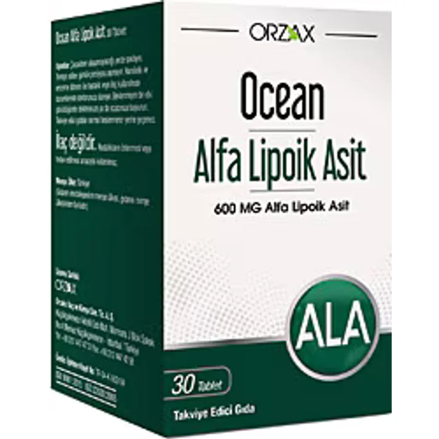 Ocean Alfa Lipoik Asit 600 mg 30 Kapsül