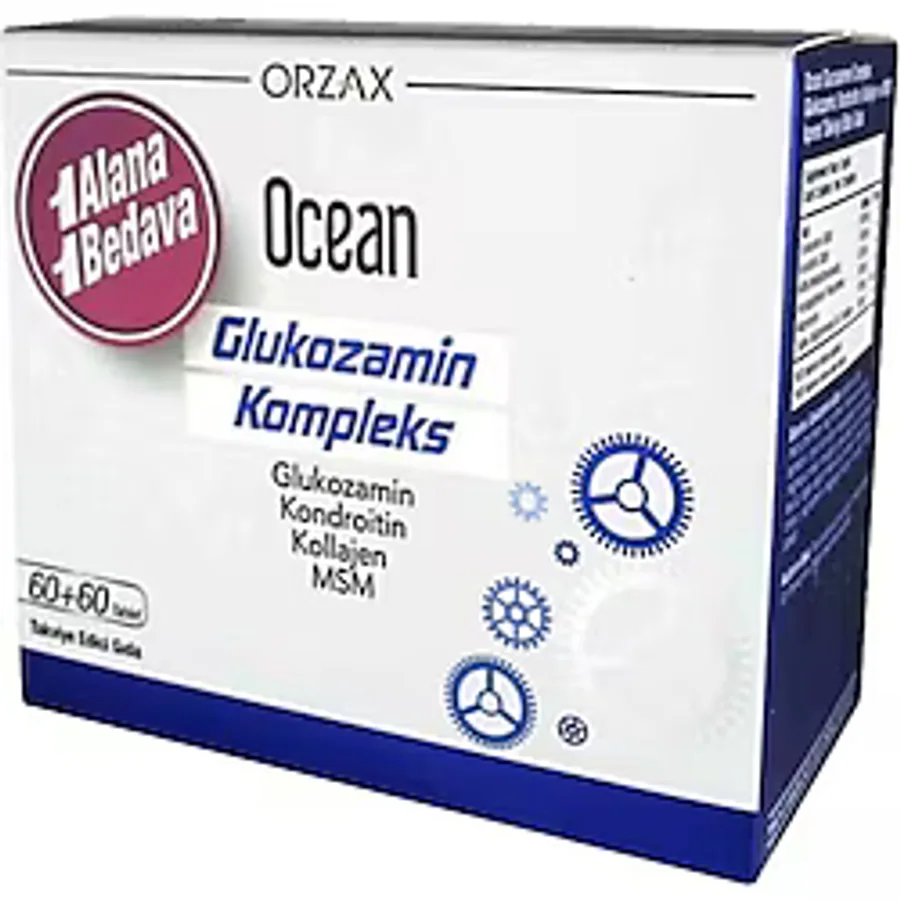 Ocean Glukozamin Kompleks 60 Tablet 2'li