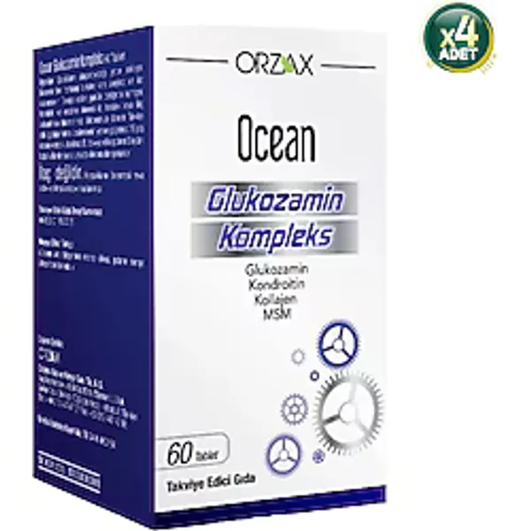 Ocean Glukozamin Kompleks 60 Tablet 4'lü