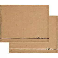 Ocean Home Textile 2'li Dream Jüt Amerikan Servis 45 x 35 cm
