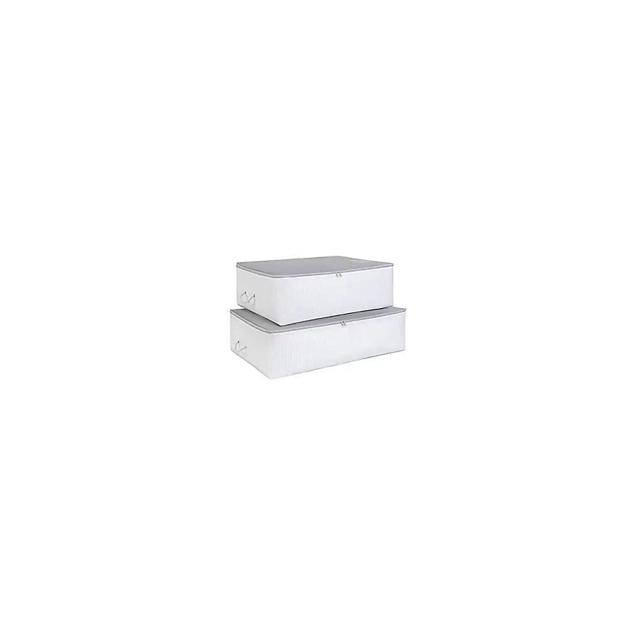 Ocean Home Textile 2li Gri Renk Stuff & Things Baza Altı Hurç Set