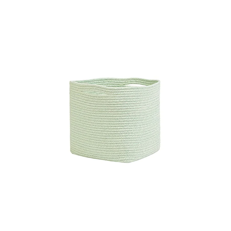 Ocean Home Textile Mint Kırçıllı Pamuklu Sepet 30 x 30 x 30 cm